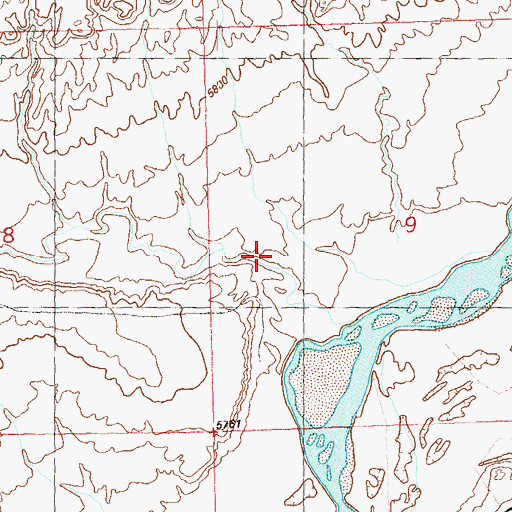 Topographic Map of Thompson Draw, CO