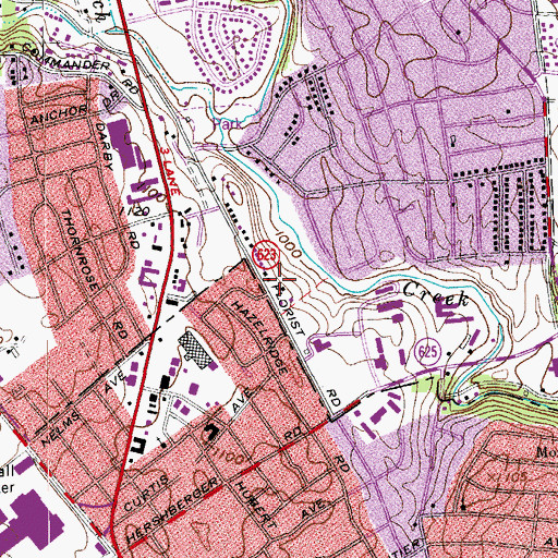 Topographic Map of Richard Carver Cemetery, VA