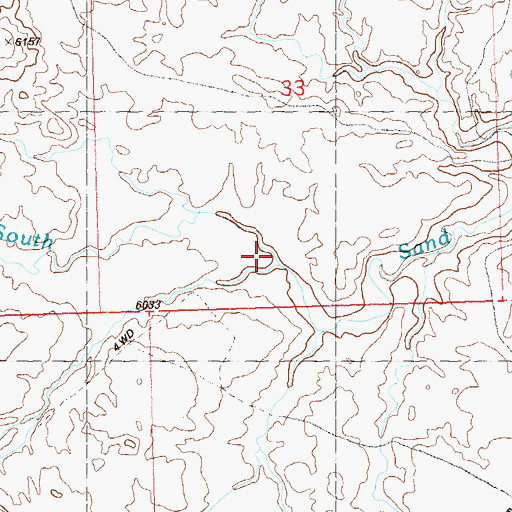 Topographic Map of Pigpen Draw, CO