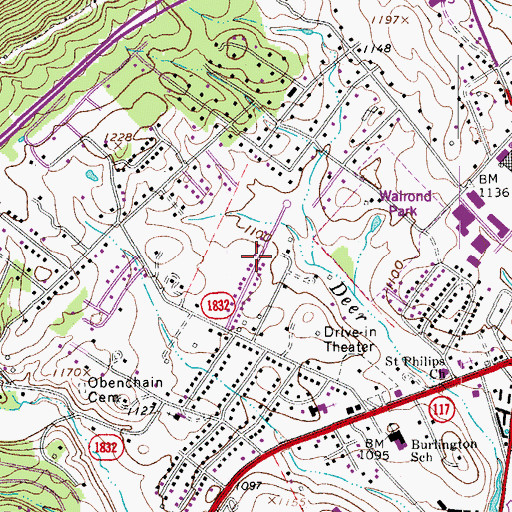 Topographic Map of Starmount, VA