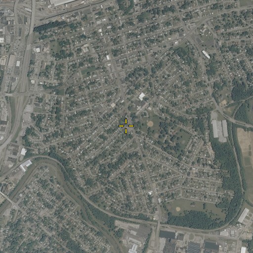 Aerial/Satellite Image of Ninth Street Church of the Brethren, VA