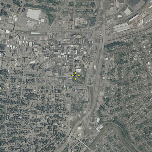 Aerial/Satellite Image of Roanoke City Public Library, VA
