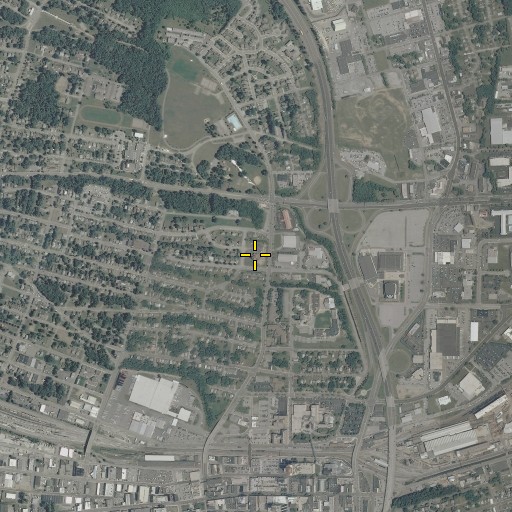 Aerial/Satellite Image of Church of God in Christ, VA