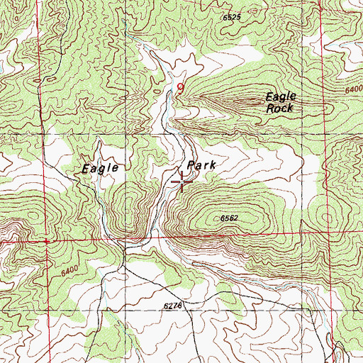 Topographic Map of Eagle Park, CO
