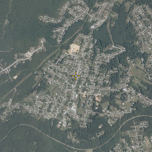 Aerial/Satellite Image of Garden City Church of the Nazarene, VA