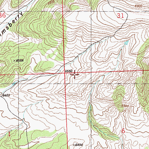 Topographic Map of Suttles Basin, CO