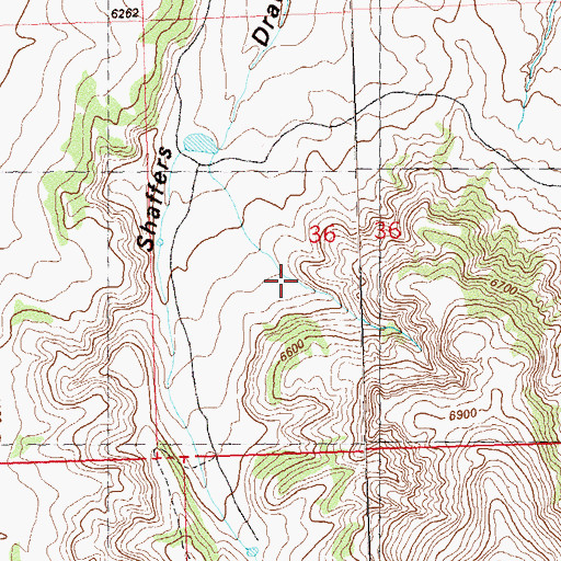 Topographic Map of Great Divide, CO