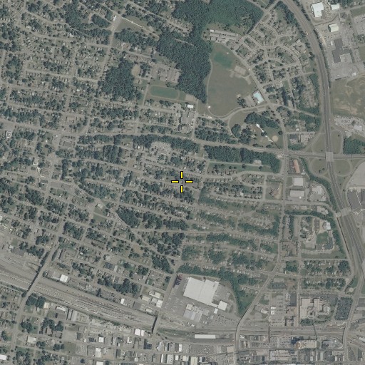 Aerial/Satellite Image of Sweet Union Baptist Church, VA