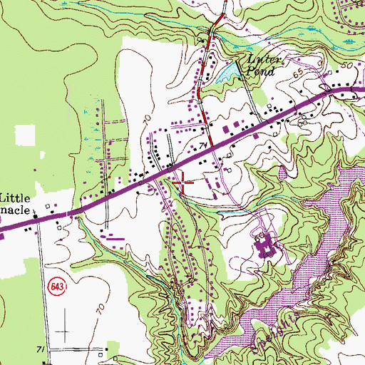 Topographic Map of Forest Glen Terrace, VA