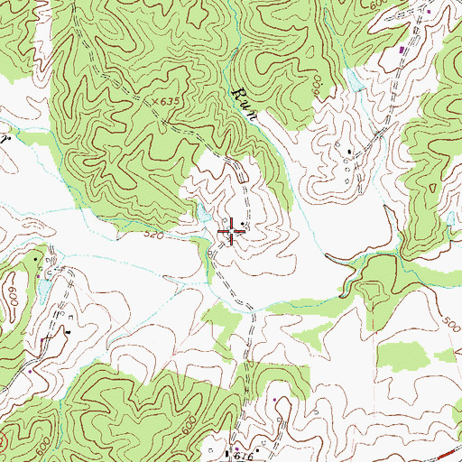 Topographic Map of Eppards Mill (historical), VA