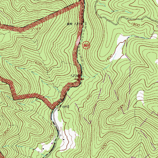 Topographic Map of Shiloh Church (historical), VA