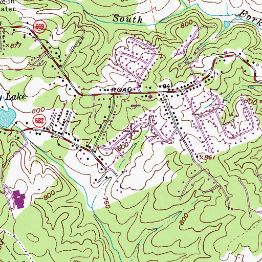 Topographic Map of Viking Fiord, VA