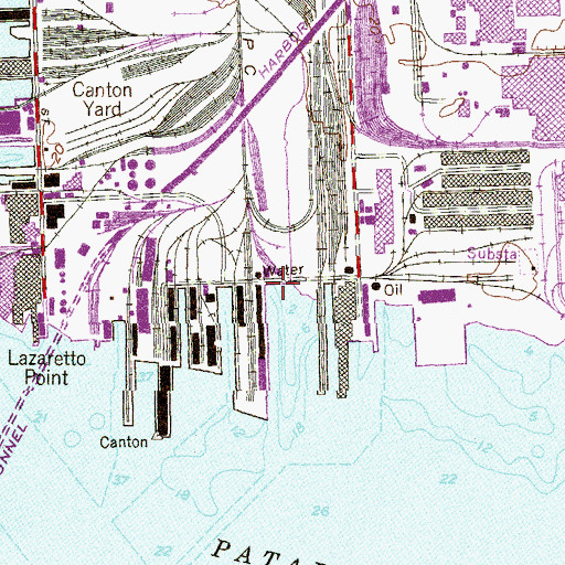 Topographic Map of Gorsuch Creek, MD