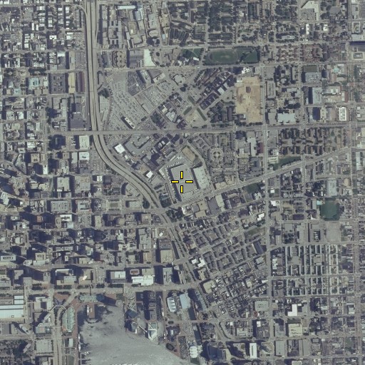 Aerial/Satellite Image of Baltimore Post Office, MD