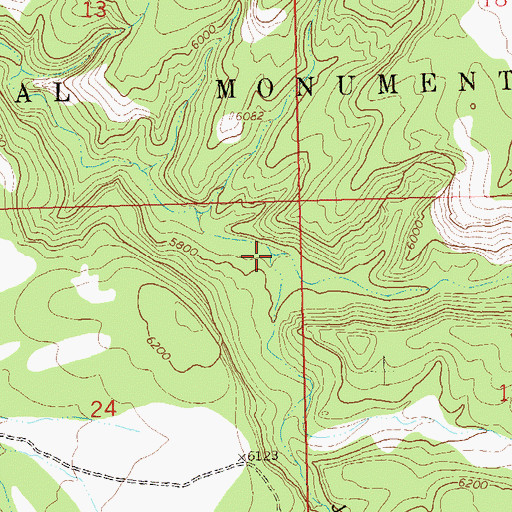 Topographic Map of Johnson Draw, CO