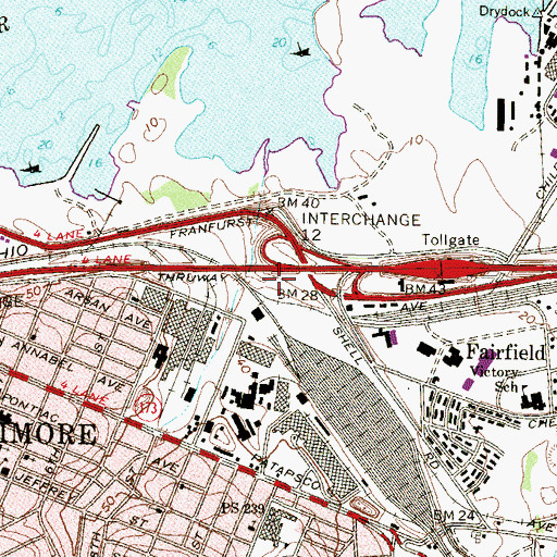 Topographic Map of Masonville (historical), MD