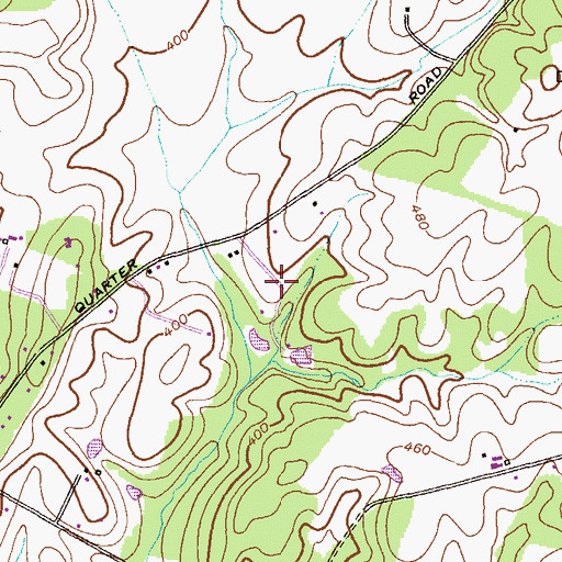 Topographic Map of Cameron Tract, MD