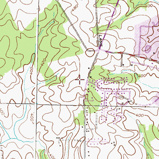 Topographic Map of Centennial High School, MD