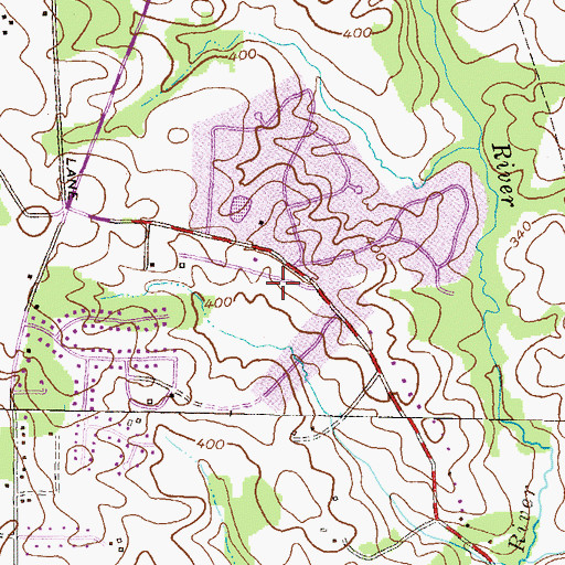 Topographic Map of Chateau Valley, MD