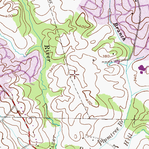 Topographic Map of Dorsey Hall, MD