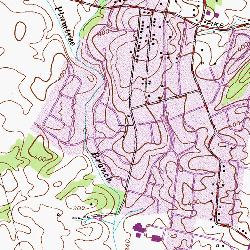 Topographic Map of Dunloggin, MD