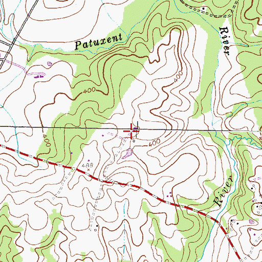 Topographic Map of Farside, MD
