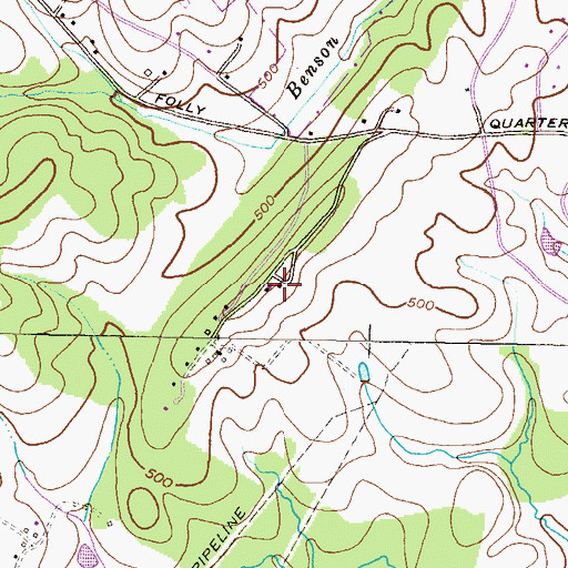 Topographic Map of Glenelg Country School, MD