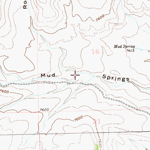 Topographic Map of Robinson Draw, CO