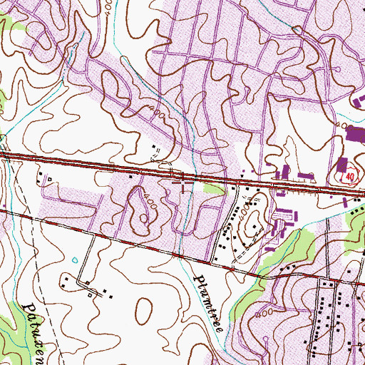 Topographic Map of Nob Hill Swim Club, MD