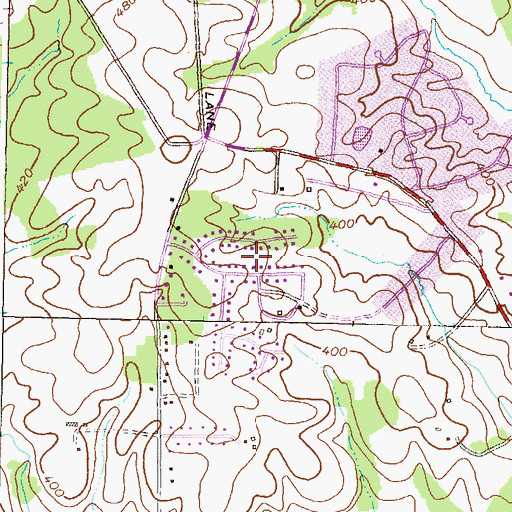 Topographic Map of O'Donnell, MD
