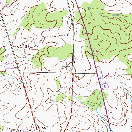 Topographic Map of Oakwood Overlook, MD