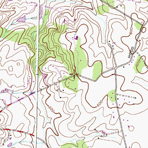 Topographic Map of School Number 10 (historical), MD