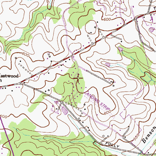 Topographic Map of Shepherds Glen, MD