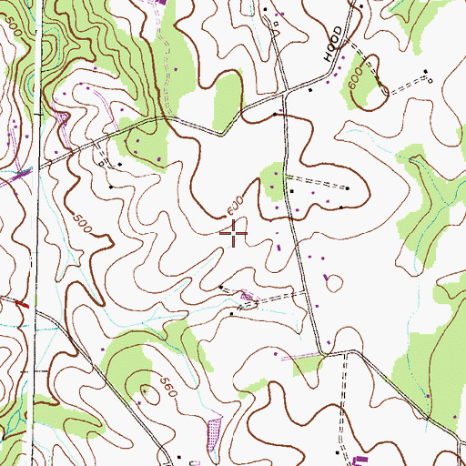 Topographic Map of Westcliffe Manor, MD