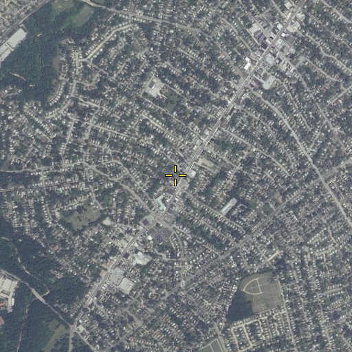 Aerial/Satellite Image of Lauraville United Methodist Church, MD