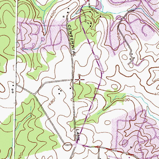 Topographic Map of Burleigh Manor, MD