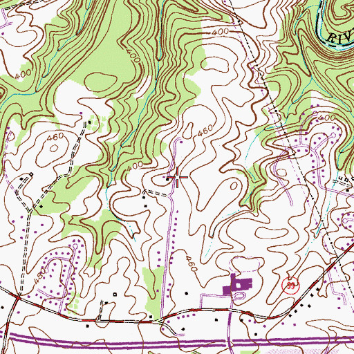 Topographic Map of McKenzies Discovery, MD