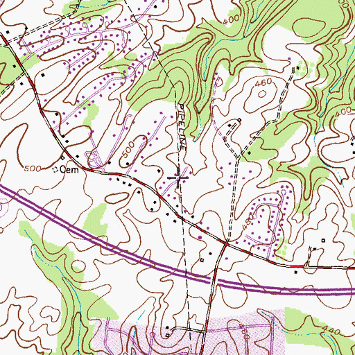 Topographic Map of North Farm, MD