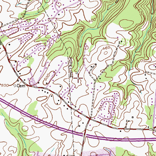 Topographic Map of North Farm Park, MD