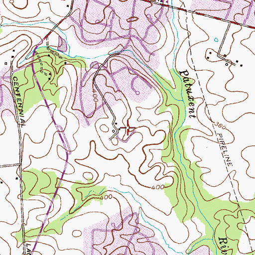 Topographic Map of Somerset, MD
