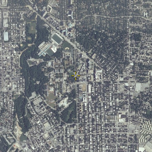 Aerial/Satellite Image of Hopkins Plaza, MD