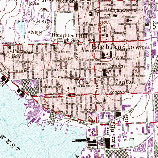 Topographic Map of Saint Brigids Catholic Church, MD