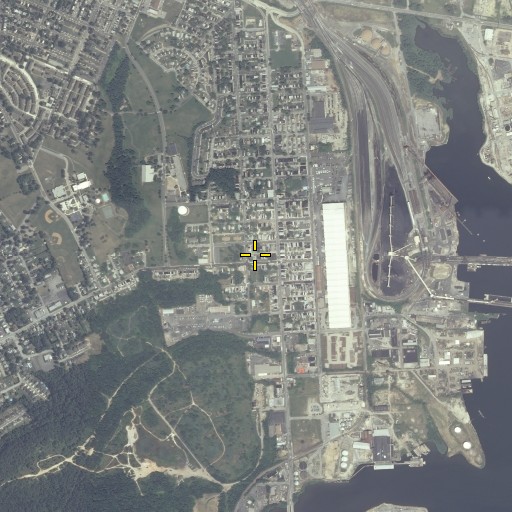 Aerial/Satellite Image of Saints Peter and Paul Ukrainian Catholic Church, MD
