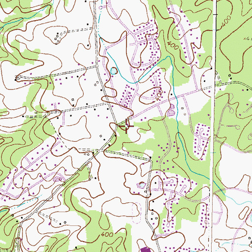 Topographic Map of Abiding Savior Lutheran Church, MD