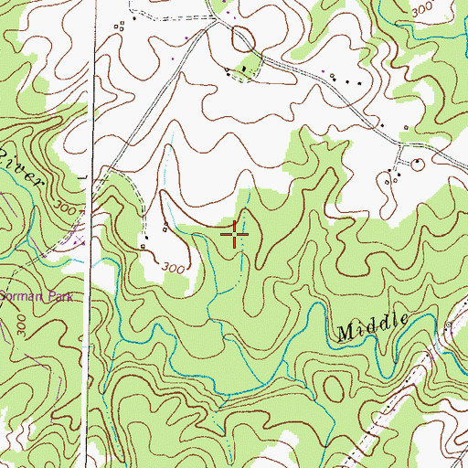 Topographic Map of Dickinson, MD