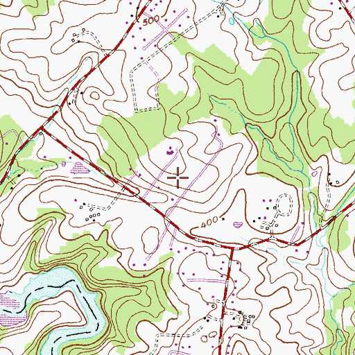 Topographic Map of Holly House, MD