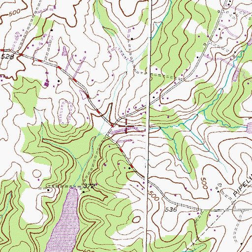 Topographic Map of Karinwood, MD