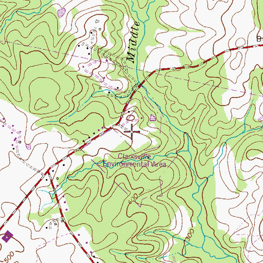 Topographic Map of Patuxent Hills, MD
