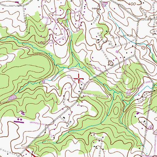 Topographic Map of Pembroke Knolls, MD