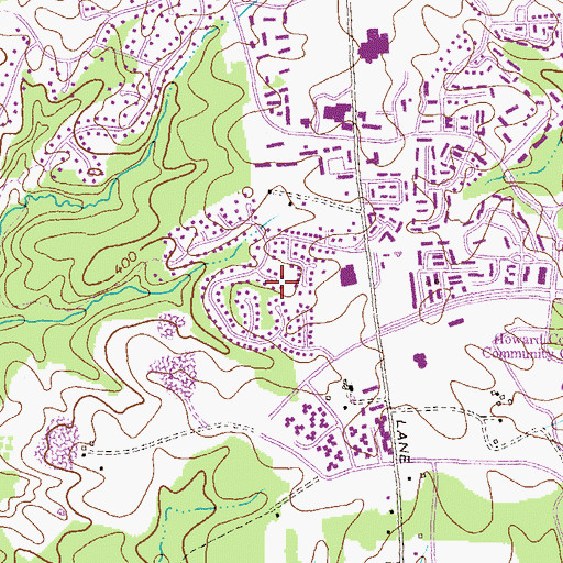 Topographic Map of Swansfield, MD